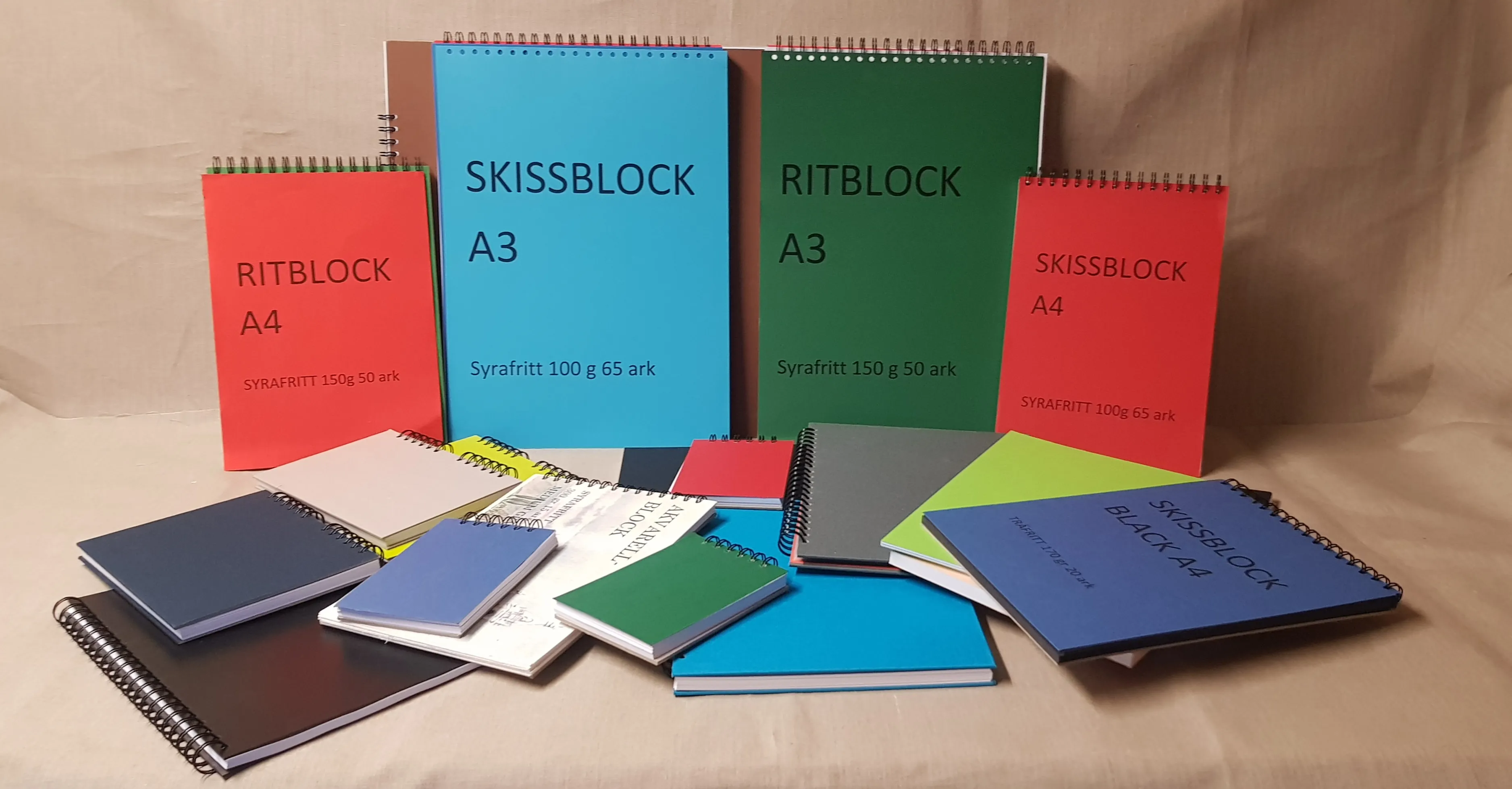 Ett urval produkter.